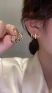 (Bebas beli 2 dapat bonus) H-Girl888 COD A100 Anting cakep titanium wanita Korea original anti karat anti luntur