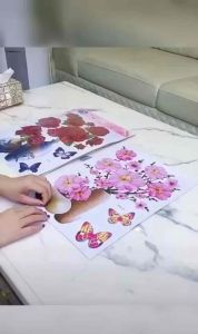 Tranh dán 3D tủ kính tủ lạnh trang trí phòng ngủ