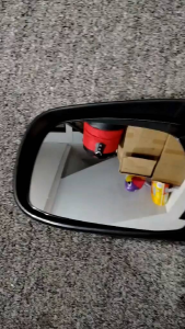 Side Mirror Power Vios Batman 2008-2012 w/o Lamp Black36 side mirror assembly