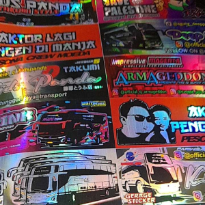 STIKER BUS KIDS PANDA SAVE PALESTINE BAHAN ORIGINAL ANTI AIR / STIKER KIDS PANDA PIRAL DALAM 1LEMBAR ISI 45 KOTAK
