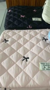 Tas Laptop Premium Aesthetic | Premium Aesthetic Puffy Laptop Sleeve | Macbook Case | Tas Laptop Coquette | Tas Ipad | Tas Macbook | Tas Tablet | Laptop Bag | Laptop Case | Pelindung Laptop - LND HOMEWARE