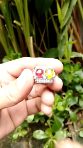 Cincin Batu Mustika Biji Delima Merah dan Kuning: Manfaat dan Cara Penggunaan