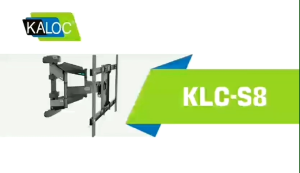 Kaloc S8 40"-85" Slim High Quality Full Motion Moveable Tilt Swivel Left Right Led Tv Wall Mount Tv Bracket Braket Tv Dudukan Dinding Tv Gerak Penuh Pemegang Dinding Tv 电视机墙壁支架