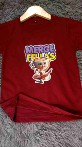 Baju Merge Fellas BallerinaCappuccino Kaos Distro Cowok Karakter Anomali Keren Umur 1 - 12 Tahun