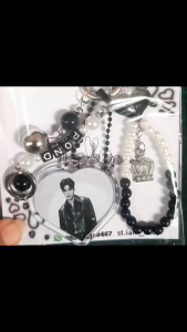 gantungan kuncii aktor thailand edisi monocrom keychain akrilik/Mini phonestrap