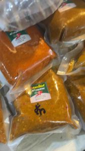 พริกแกงคั่วกลิ้ง เครื่องแกงคั่ว เครื่องแกงคั่วใต้ พริกแกงใต้แท้ครัวคนคอน กรัม500