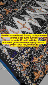 [Bisa COD] Paket isi 3pcs 99.000 SARUNG BATIK MOTIF KEKINIAN GUS IQDAM// Sarung batik model terkini//sarung santri pria-wanita terbaru