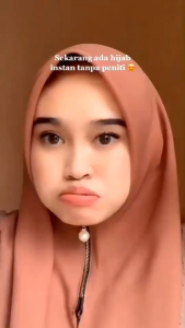 HIJAB SEGIEMPAT INSTAN ZIPPER RESLETING LASERCUT TERBARU