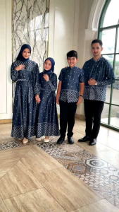 Etnik Family Set: Baju Sarimbit Couple Pasangan Keluarga