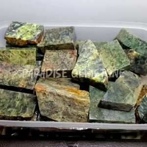 Lempengan Bahan Akik Badar Besi Hijau ACEH