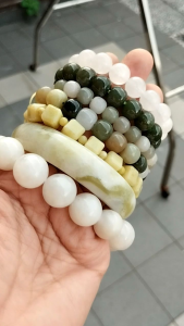 [Clearance] Natural Hetian Jade Bracelet Series 天然和田玉手串系列 10mm-16mm Wrist 16-18cm
