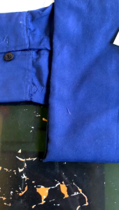 Baju kemeja pria polos warna sage green lengan pendek