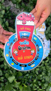 วงล้อมาตราตัวสะกด #สื่อการสอนภาษาไทย ขั้นต่ำ 2 ชิ้นนะคะ