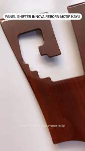 Panel Shifter Innova Reborn motif kayu wood