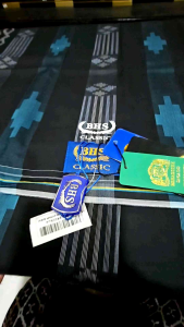 Sarung BHS Clasik Timbul Dobby C44 Kualitas Gold Kemasan Box & Paper Bag