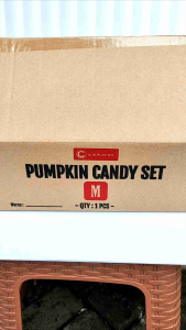 PUMPKIN CANDY SET Model Sekat Ukuran Jumbo clio plastics // Tempat Makanan Prasmanan Model Sekat