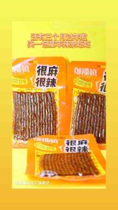 Cemilan snack gluten spicy stik 100gr/70gr cemilan snack halal
