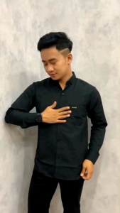 KEMEJA PRIA CASUAL LENGAN PANJANG BAHAN KATUN KEMEJA SLIMFIT