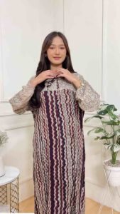 Gamis Davina - Gamis Ramadhan 2026 Bahan Rayon Tebal