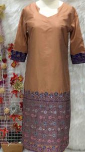 Đầm Thanh Lịch Hoạ Tiết Bông Chân 2 hand- Size S(Đ82)