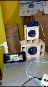 Miniatur Sound 2 Inch & 3 Inch Sudah Termasuk Ampli 5 V Serta Bluetooth