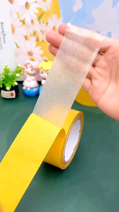 Isolasi Lakban Fiber Filamen Dua Sisi Grid Double Tape serat Filament Fiberglass Dobel tip solasi super kuat