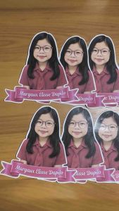Personalized Label Stickers w/ name grade and contact number. Suitable for school use. Ideal for labeling belongings.