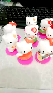 Pajangan Kue Ulang Tahun Figure HelloKitty isi 8 set / Hiasan Kue Ulang Tahun Hello Kitty / Dekorasi Kue Ulang Tahun HelloKitty