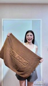 พรมเช็ดเท้า ผ้าเช็ดเท้า welcome ผ้าเช็ดเท้าโรงแรม 17x28นิ้ว