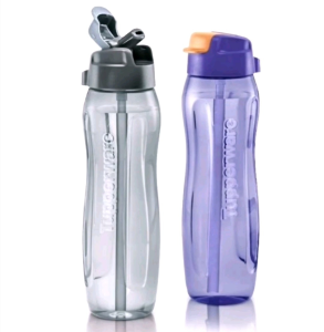 Tupperware Slim Eco Bottle 750ml With Straw