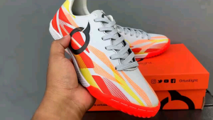 Sepatu Futsal Ots Catalyst Hyperion IN White Orange Free Kaos Kaki Dan Deker