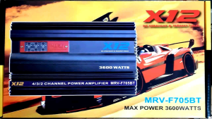 X12 Power Amplifier 4|3|2 Channel 3600 Watts