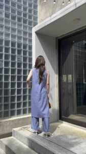 เดรสแขนกุดผ่า2ข้าง  (เฉพาะเดรส)