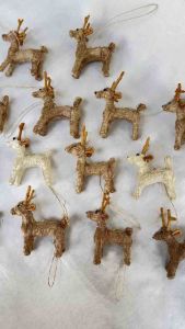Native Reindeer christmas ornaments