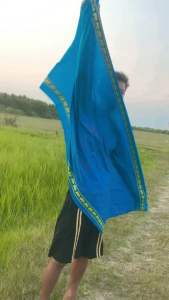 ผ้าขาวม้าวัวลาน ลายช้างข้าง ช้างเล็ก (ช้างข้าง)