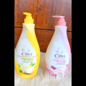 (Kemasan Baru) Citra Hand Body Lotion Pearly White Glowing UV 380ml