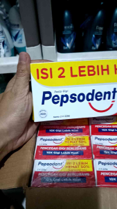 [TWINPACK BESAR] PEPSODENT Pencegah Gigi Berlubang 2x225gr