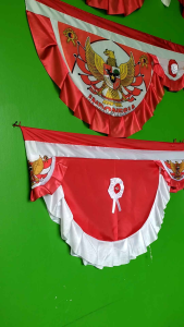 Bendera Merah Putih Background Garuda 10 Gelombang Berbagai Variasi