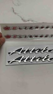 Bộ tem xe Attila ELIZABET nhập khẩu Thái Lan chính hãng danh riêng cho dòng xe này  tem chữ nổi cao cấp giá cực rẻ  giá bán lẻ như ban sỉ