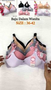 💞Pomosi💞Women Bra Wireless Lingerie AB Cup 36-42 Baju Dalam Wanita Tanpa Wayar 内衣无鋼圈 Coli Wanita