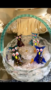 Hiasan Meja Tamu Mewah: Permen Kristal & Aksesoris Kristal