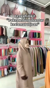 Jilbab Instan Khalisa Khimar Tangan Jumbo