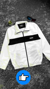 VNQSR Jaket Tracktop Pria Wanita Waterproof Jaket Tracksuit Parasut /Jaket Winbreaker