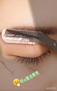 [MALAYSIA READY STOCK] Home Park Professional Eyebrow Trimming Kit With Scissors And Razor Blades Eyebrow Grooming Set