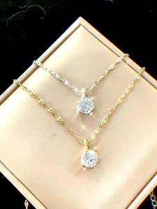 Kalung Titanium Original Motif Pecah Kopi untuk Wanita Trendy