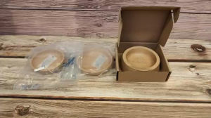 Niteangel hamster feeding bowl 艾特 榉木食盆喂食碗仓鼠辅食碟防水防油渍浴沙盆红陶碗