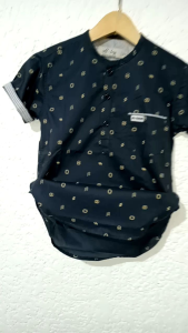 Athailah Store: Kurta Anak Laki-Laki Lengan Pendek Motif Printing