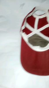 Topi sekolah sd merah putih/depan bordir blakang karet