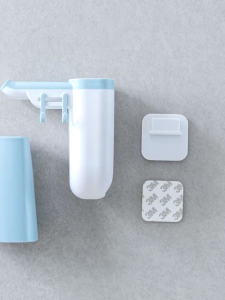 Magnetic Toothbrush Holder Tempat Sikat Gigi Gelas Cangkir Set 5AB25