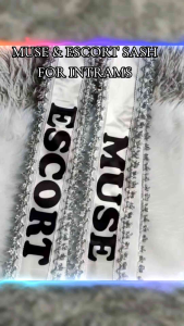 MUSE & ESCORT SASH FOR INTRAMS WITH GOLD METTALIC LINING OR TRIMMINGS